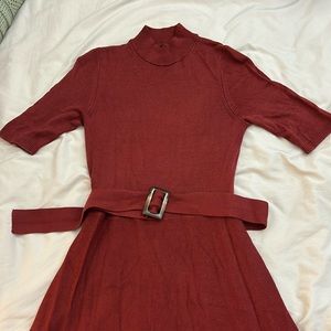 ANN TAYLOR FACTORY MOCK NECK SWEATER DRESS